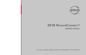 2018 Nissan MURANO Quick Reference Guide